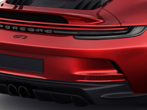 porsche 911 gt3 992 2022 3Dモデル