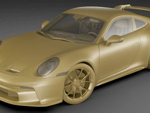 porsche 911 gt3 992 2022 3D Model
