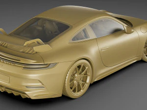 porsche 911 gt3 992 2022 3D Model