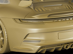 porsche 911 gt3 992 2022 3Dモデル