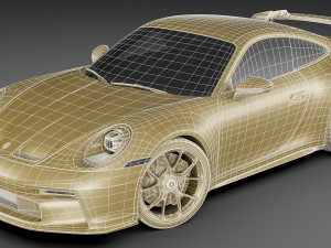 porsche 911 gt3 992 2022 3Dモデル