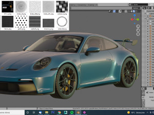 porsche 911 gt3 992 2022 3Dモデル