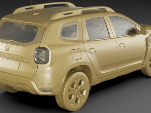 dacia duster 2022 3D Model