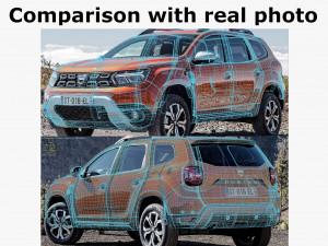 dacia duster 2022 3D Model