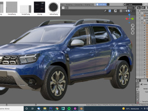 dacia duster 2022 3D Model