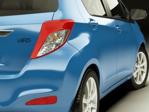 toyota yaris vitz jewela 2012 Modèle 3D