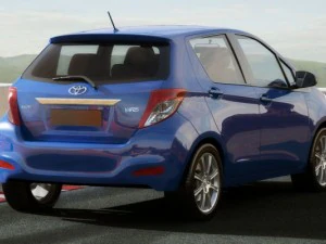 Toyota Yaris Vitz Jewela 2012 3D Modell