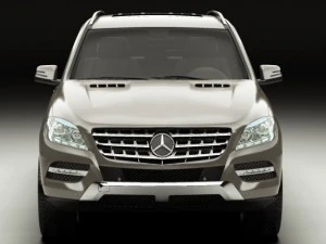 mercedes m class 2012 w166 3D Model