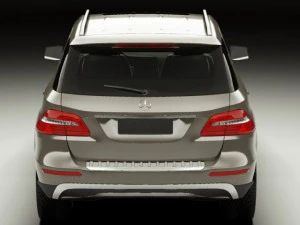 mercedes m class 2012 w166 3D Model