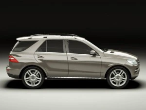 mercedes m class 2012 w166 3D Model
