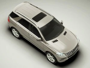mercedes m class 2012 w166 3D Model