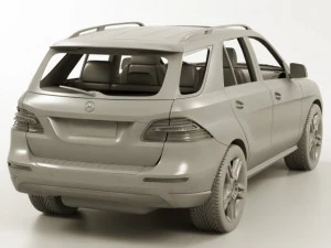 mercedes m class 2012 w166 3D Model