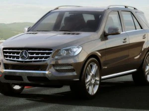 mercedes m class 2012 w166 3D Model