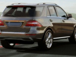 mercedes m class 2012 w166 3D Model