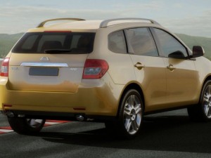 generic modern suv 3D Model