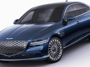 genesis electrified g80 2022 3D Model
