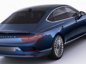 genesis electrified g80 2022 3D Модель