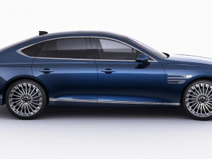 genesis electrified g80 2022 3D Model