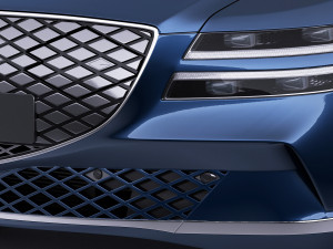 genesis electrified g80 2022 3D Модель