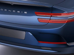 genesis electrified g80 2022 3D Model