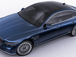 genesis electrified g80 2022 3D Model