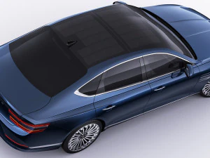 genesis electrified g80 2022 3D Model