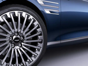 genesis electrified g80 2022 3D Model