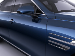 genesis electrified g80 2022 3D Модель