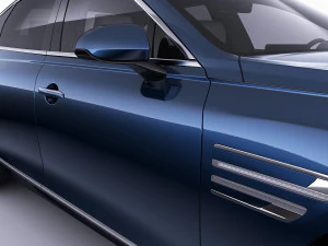 genesis electrified g80 2022 3D Model