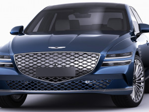 genesis electrified g80 2022 3D Модель
