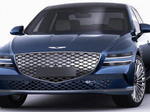 genesis electrified g80 2022 3D Model