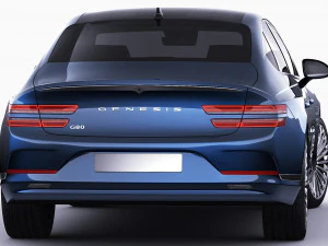 genesis electrified g80 2022 3D Model