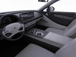 genesis electrified g80 2022 3D Model