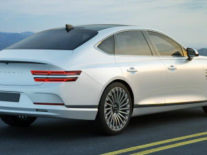 genesis electrified g80 2022 3D Model