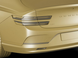 genesis electrified g80 2022 3D Модель