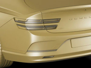 genesis electrified g80 2022 3D Model