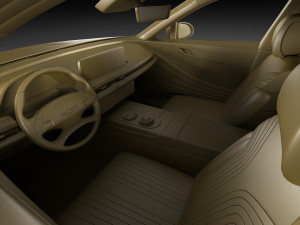 genesis electrified g80 2022 3D Модель