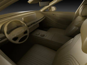 genesis electrified g80 2022 3D Model