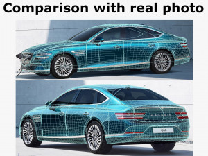 genesis electrified g80 2022 3D Модель