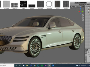 genesis electrified g80 2022 3D Модель