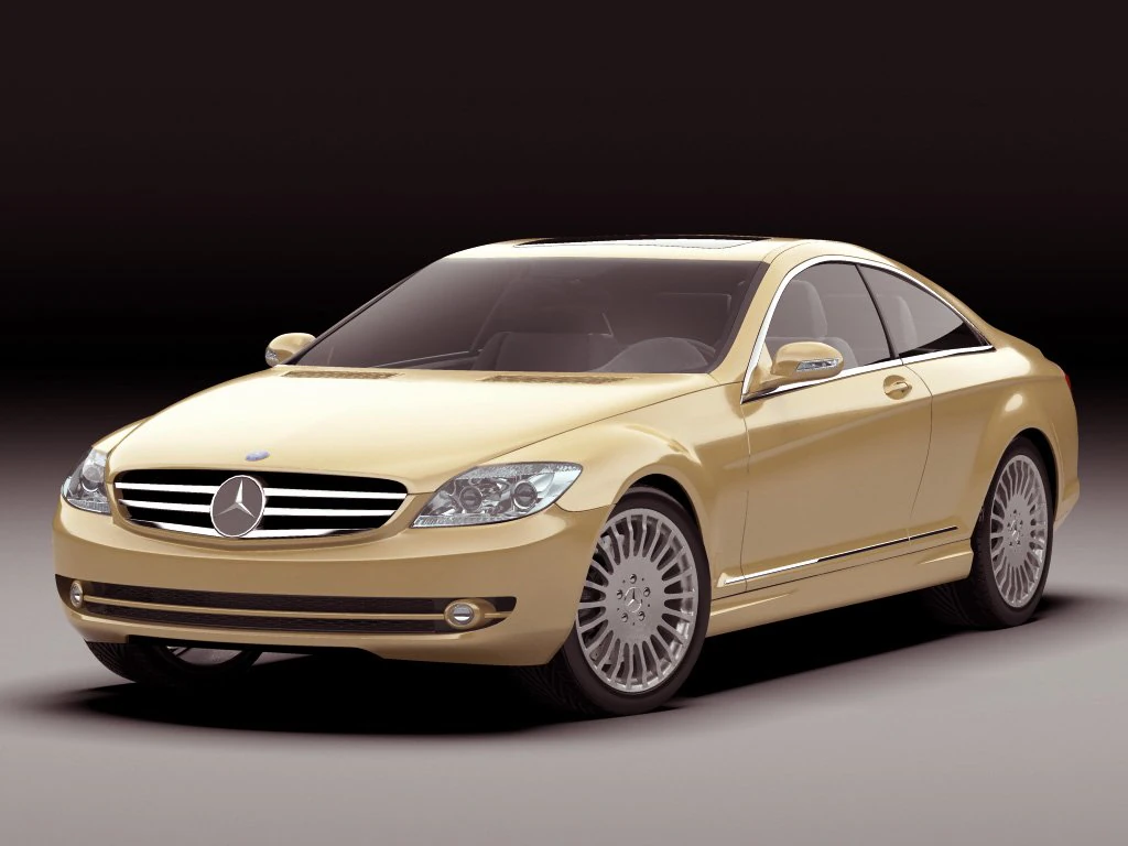 mercedes cl 2007 3D Model .c4d .max .obj .3ds .fbx .stl .blend 