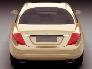 mercedes cl 2007 3D मॉडल