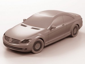 mercedes cl 2007 3D मॉडल