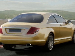 mercedes cl 2007 3D मॉडल