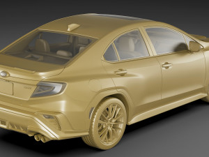 subaru wrx 2022 3D Model