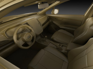 subaru wrx 2022 3D Model