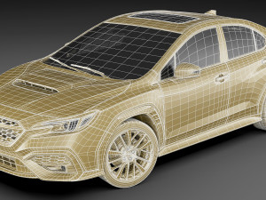 subaru wrx 2022 3D Model