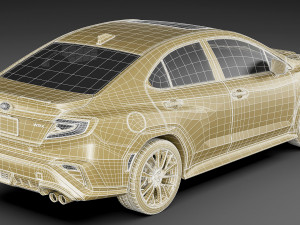 subaru wrx 2022 3D Model