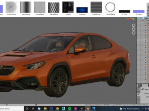 subaru wrx 2022 3D Model