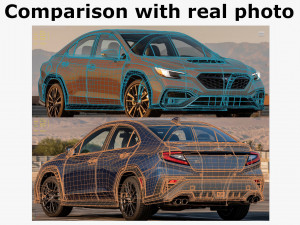subaru wrx 2022 3D Model